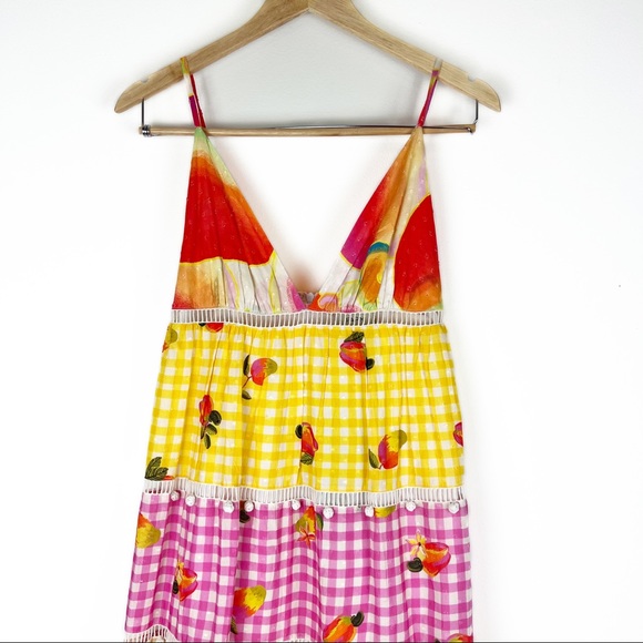 NWT | FARM Rio Mixed Picnic Maxi Dress - Picture 5 of 8